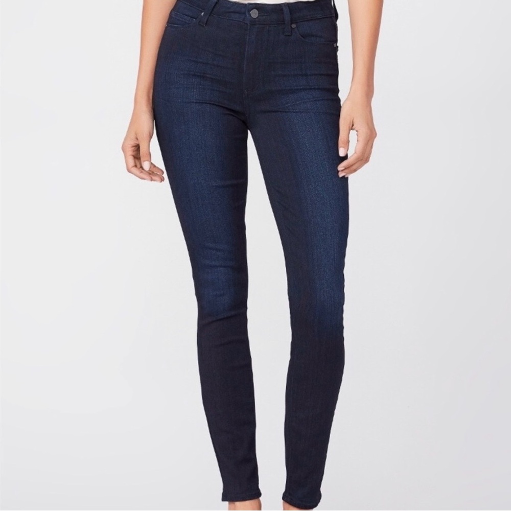 Paige Hoxton Ultra Skinny Jeans - Dark Wash
